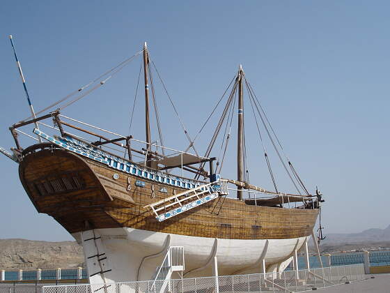 Dhau-Werft in Sur, Oman